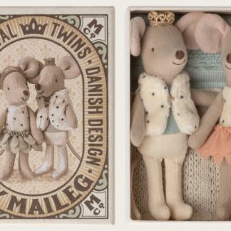 Jumeaux royaux, petite soeur & petit frère dans la boîte