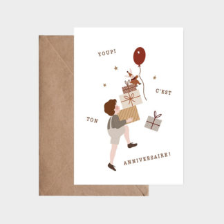 Carte youpi c'est ton anniversaire