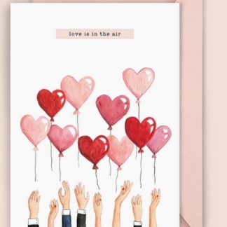 Carte ballons de mariage