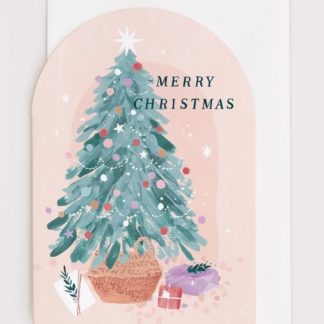 Carte sapin de noël