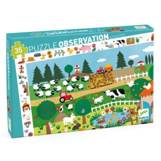 Puzzle d'observation la ferme 35 pcs