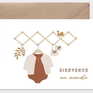 Carte Bienvenue au monde