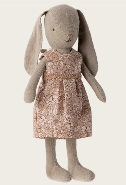Lapin taille 1 liberty rose