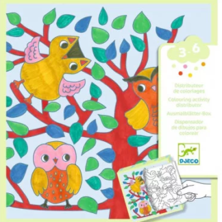 Distributeur coloriage: Forêt