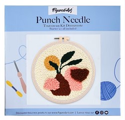 Punch needle vase