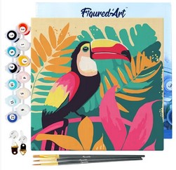 Peinture numéros toucan