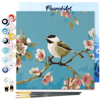 Peinture numéros oiseau