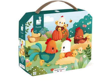 Puzzle bienvenue dans la basse-cour 20 pcs