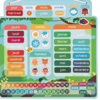 Calendrier magnétique