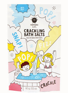 Sel de bain crépitant: bleu