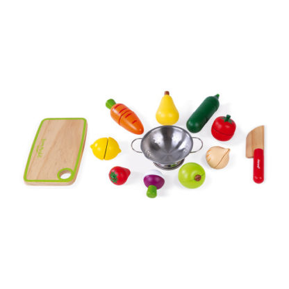 Set de fruits et légumes en bois – Image 4