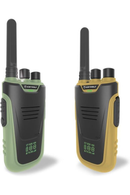 Talkie walkie vert et jaune