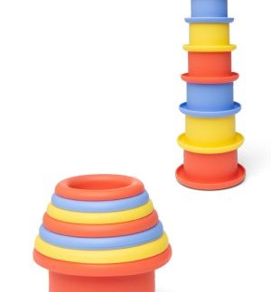 Pots empilables en silicone
