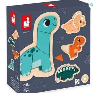 Puzzles évolutifs dino x4