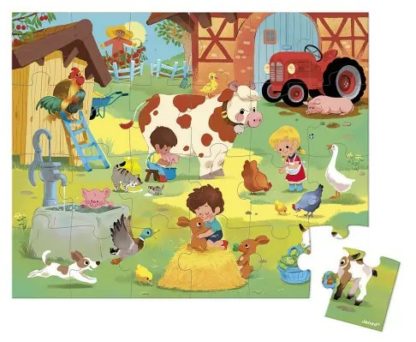 Puzzle une journée à la ferme 24pcs – Image 2