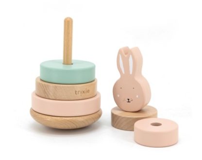 Tour en bois à empiler: Madame Lapin – Image 2