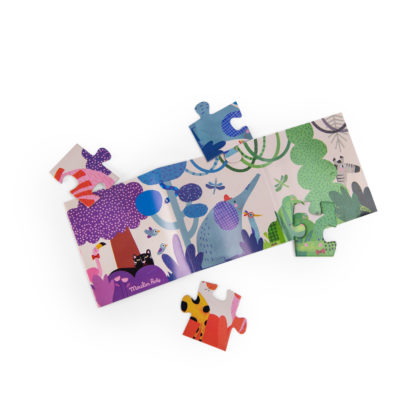 Puzzle la jungle arc-en-ciel 24pcs – Image 2