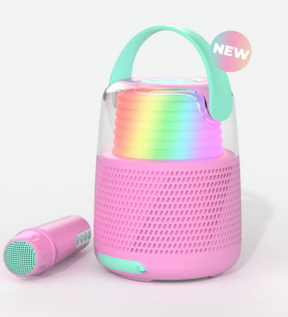 Enceinte Karaoké rose