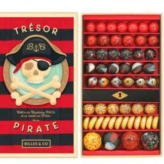 Coffret de billes: Trésor pirate