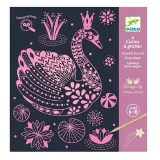 Cartes à gratter: monde merveilleux (phosphorescent)