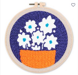 Punch needle joli bouquet