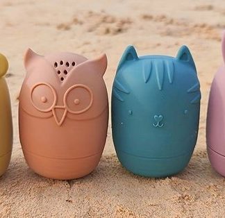 Jouet de bain en silicone ( couleur aléatoire)