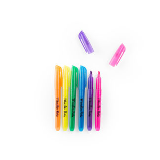 6 feutres fluo les Loufoques