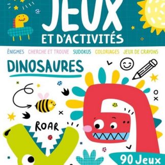 Mon grand bloc de jeux et d'activités dinosaure