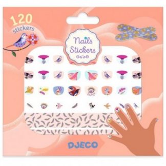 Nails stickers: plumes