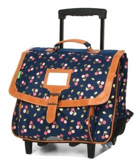 Cartable à roulette Tann's fruits Alexa 38cm