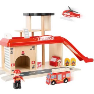 Caserne de pompiers en bois