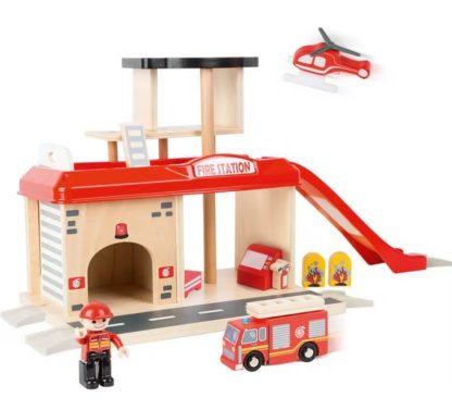 Caserne de pompiers en bois