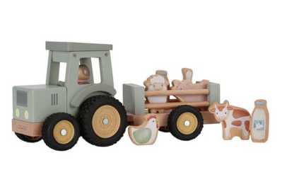 Tracteur avec remorque
