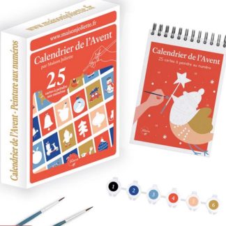 Calendrier de l'avent - peinture au numéro