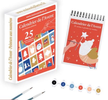 Calendrier de l'avent - peinture au numéro