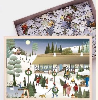 Puzzle Christmas tree farm 1000 pcs