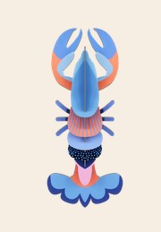 Art mural: Lobster
