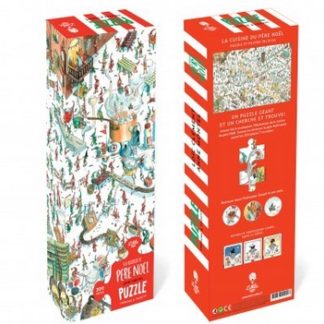 Puzzle cherche et trouve: La cuisine du père noël 200 pcs