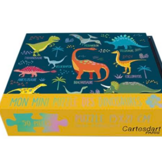 Mini puzzle: Dinosaures 50pcs