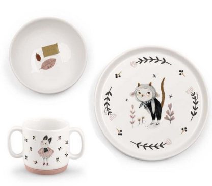 Set de vaisselle porcelaine, Après la pluie