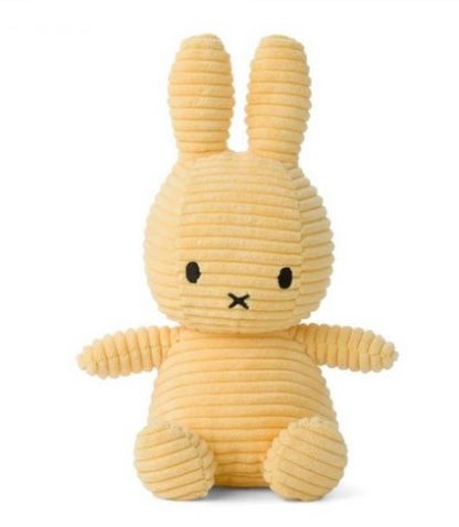 Miffy jaune pâle velours cotelé