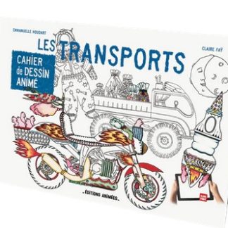 Cahier dessins animé: Transports