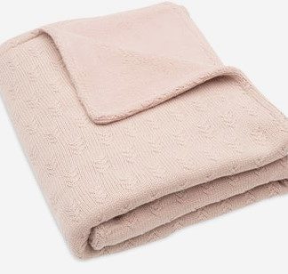 Couverture grain rose 75x100 cm
