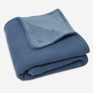 Couverture basic bleu 75x100 cm