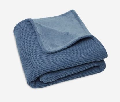 Couverture basic bleu 75x100 cm