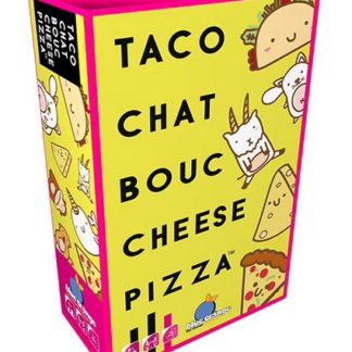 Taco chat bouc cheese pizza