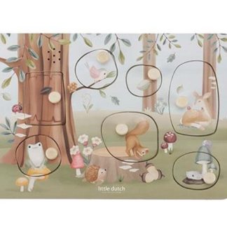 Puzzle sonore en bois forest friends