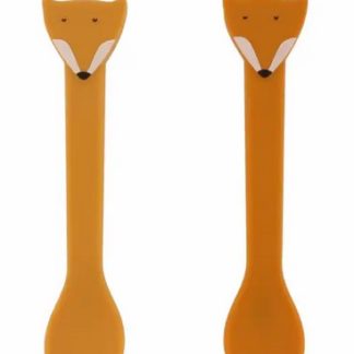 Cuillère silicone Monsieur Renard x2