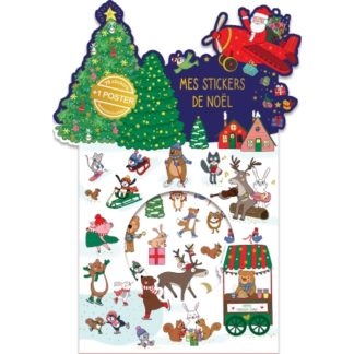 Stickers + Poster paysage de Noël