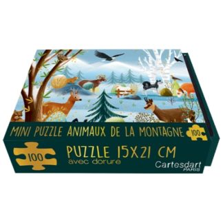 Mini puzzle: Animaux de la montagne 100pcs